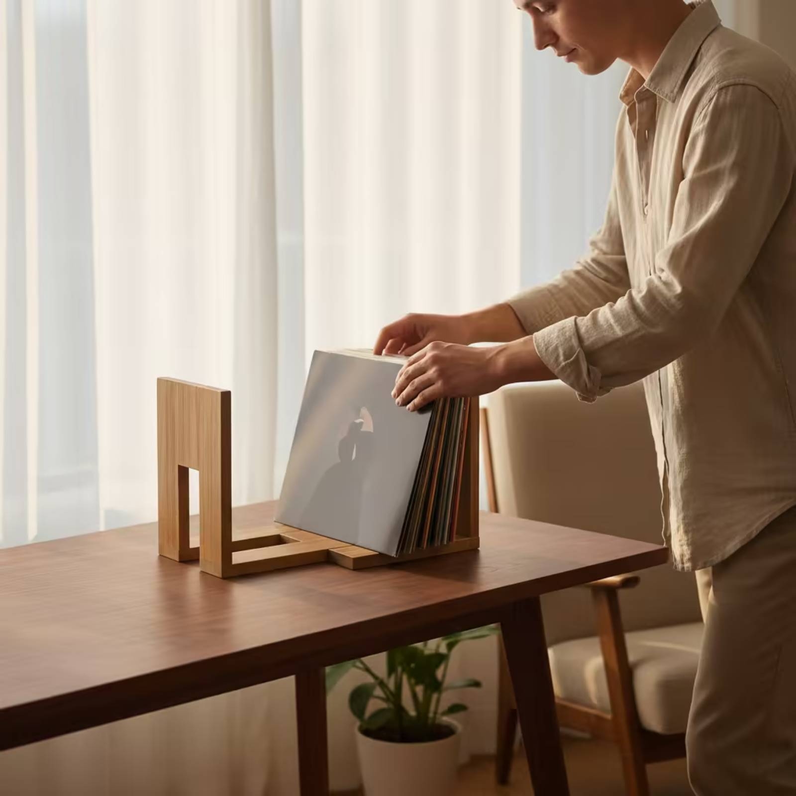 Adjustable Vinyl Album Holder  - Magazine Holder Rack ulasan dan harga