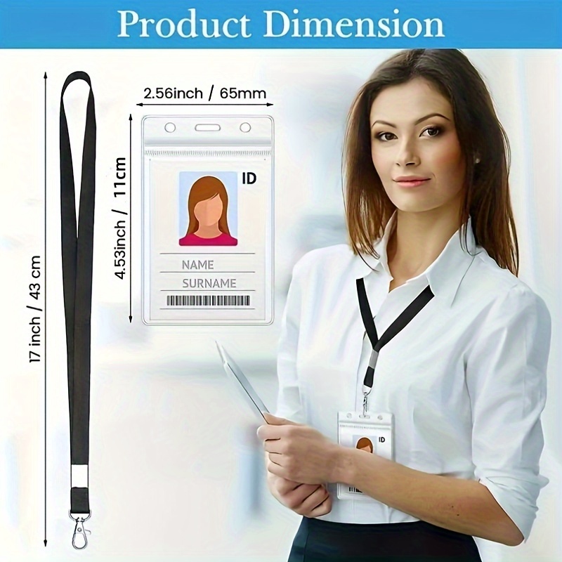 transparent waterproof name ba - Index Card Holder ulasan dan harga