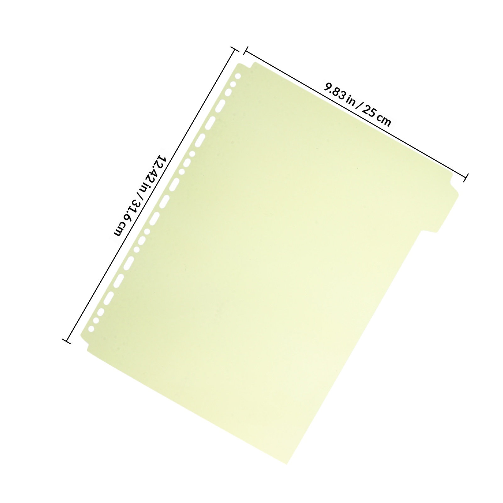 6Pcs File Binder Dividers A4 I - Tab Divider A4 ulasan dan harga