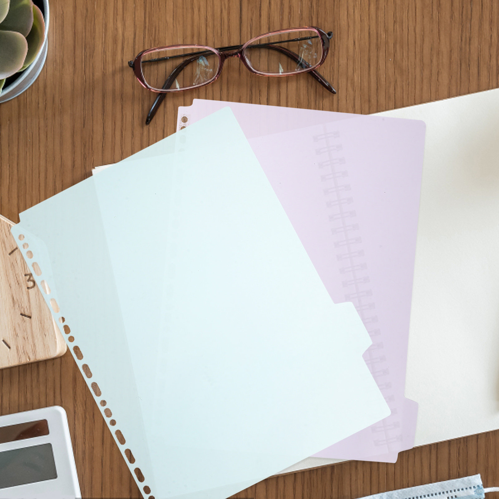 6Pcs File Binder Dividers A4 I - Tab Divider A4 ulasan dan harga